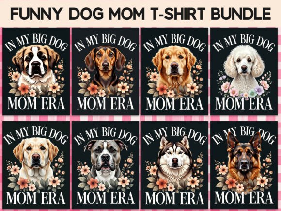 Download Dog Mom Era T-Shirt Bundle PNG - Premium Resources