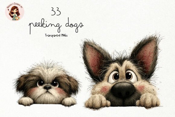 Download Peeking Dogs PNG Clipart - Png clipart Collection