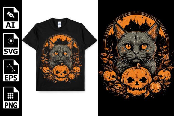 Download Scary Cat Halloween - Premium Bundle