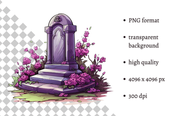 Download Pastel Pink Halloween Grave PNG Clipart - Png clipart Collection