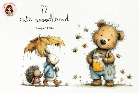 Download Cute Woodland Animals PNG Clipart - Png clipart Collection