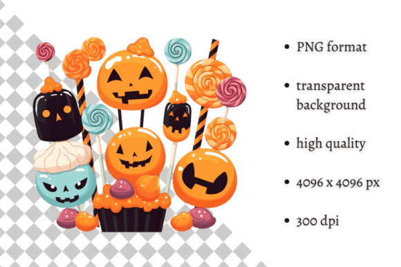 Download Cute Halloween Sweets PNG Clipart - Png clipart Collection